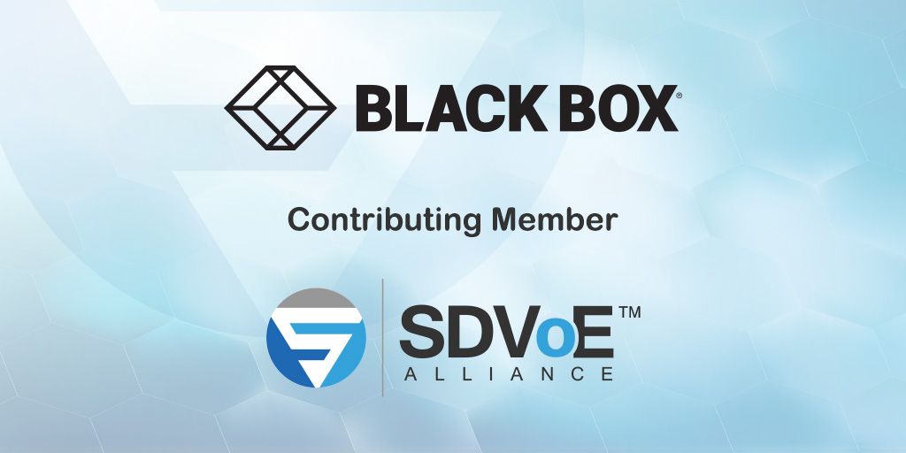 Black Box Joins SDVoE Alliance