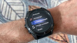 The Garmin Fenix 8 comes with an all-new voice command feature