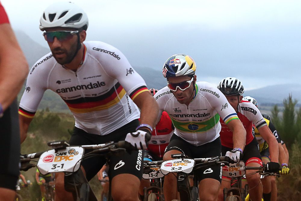 Manuel Fumic and Henrique Avancini of Cannondale Factory Racing