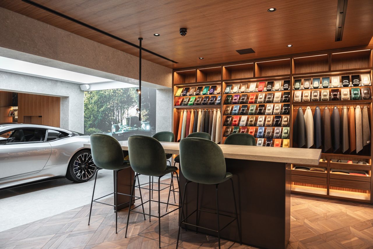 Q London, Aston Martin's new venue on Berkeley Square in Mayfair