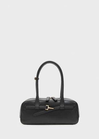 Leather Bowling Bag With Buckle - Women | Mango Usa