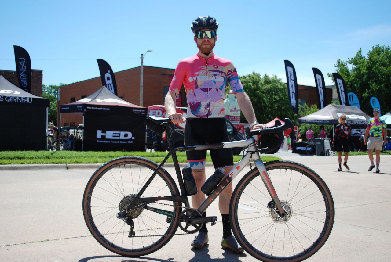 Nick Besse of the Easton Overland team and his team edition Allied Able