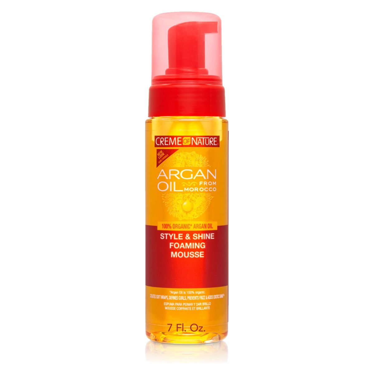 Creme of Nature, Argan Oil From Morocco Style &amp;amp; Shine Foaming Mousse