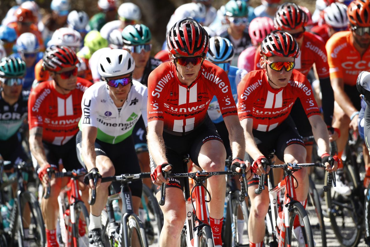 Chad Haga during stage 4 of Tirreno-Adriatico 2019
