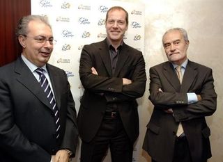 Grand Tour bosses Christian Prudhomme of ASO and Victor Cordero of Unipublic
