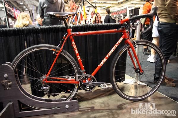 Austin, Texas-based True Fabrications brought along this steel 'cross bike to NAHBS.