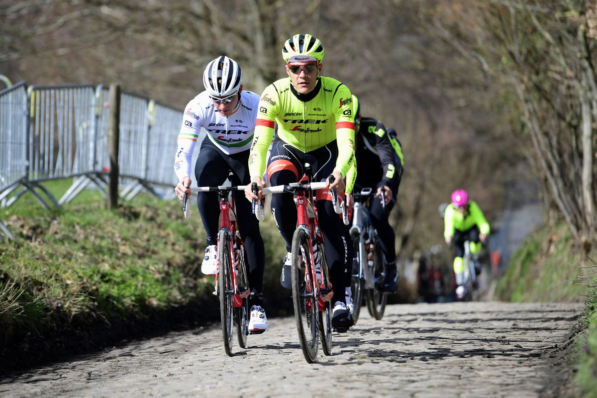 Ryan Mullen and Jasper Stuyven tackle the hellingen