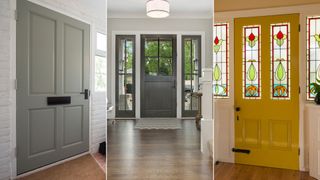 The interior of a front door is just as important as the front