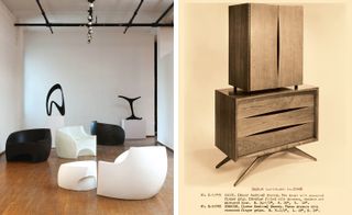 Furniture designed by Vladimir Kagan