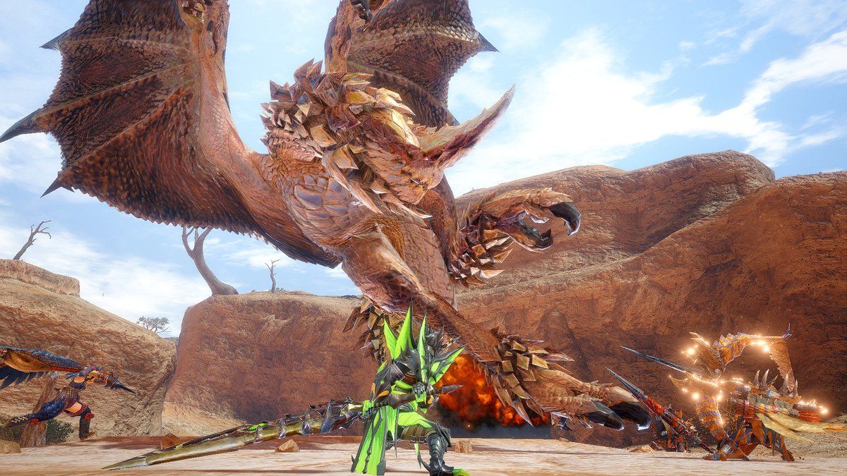 Video: New Monster Hunter Rise Gameplay Shows Off A Great Sword