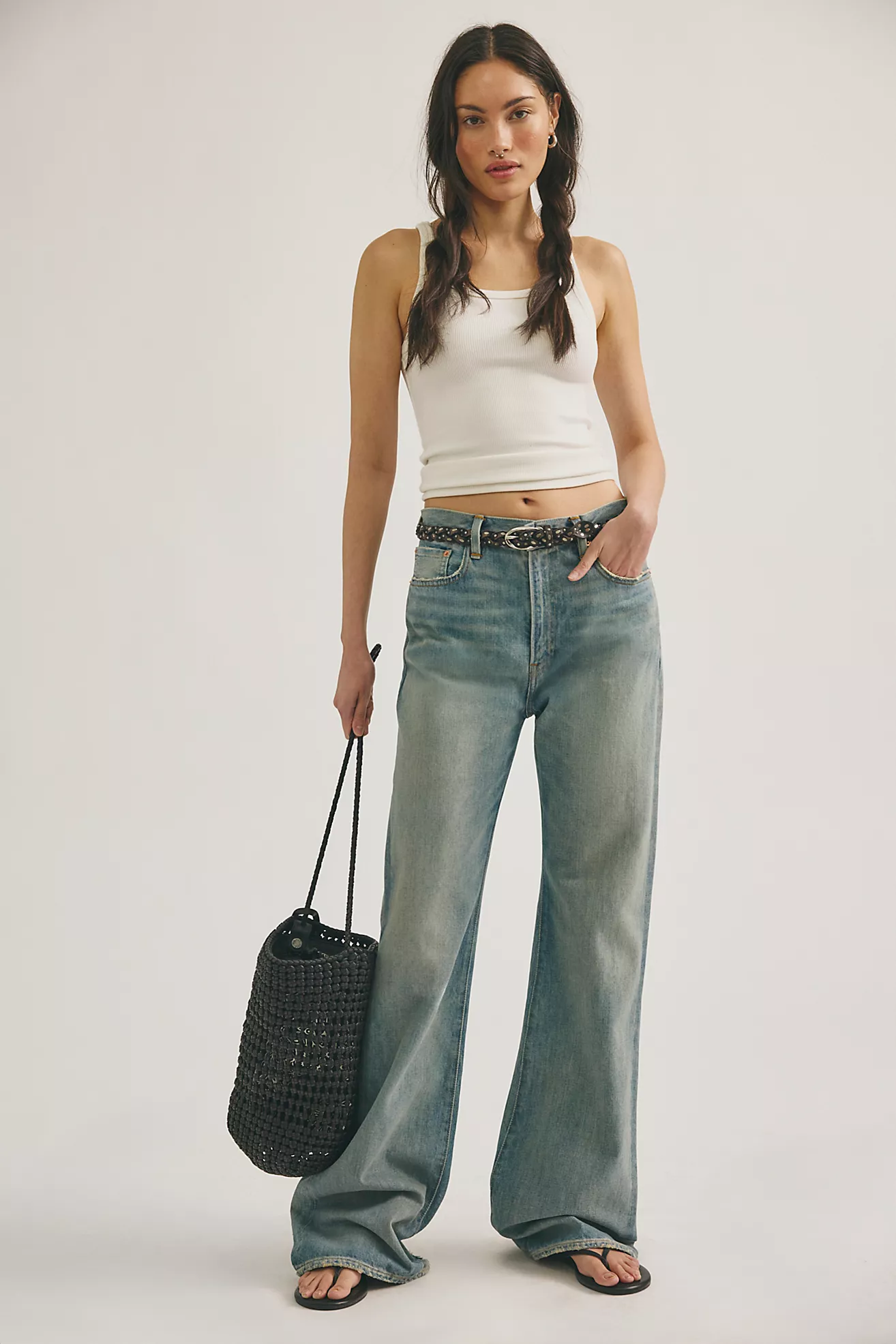 Denimist Dena Mid-Rise Flare Jeans