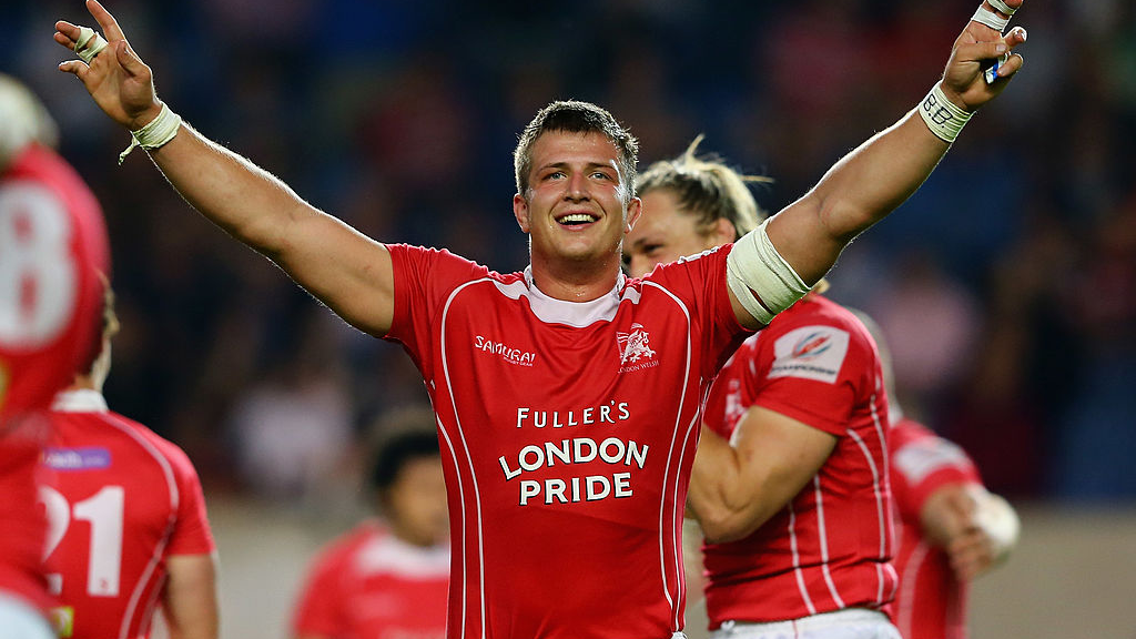 Ed Jackson of the London Welsh rugby team