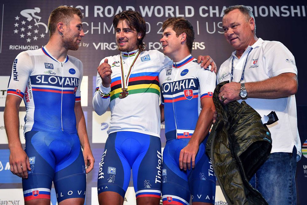Peter Sagan (Slovakia) and his brother, Juraj Sagan