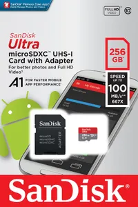 SanDisk Ultra 256GB microSDXC cardnow $73.56 on Amazon