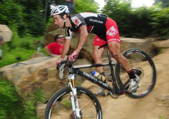 Justine Lindine (Redline) has had some impressive mountain bike races this season
