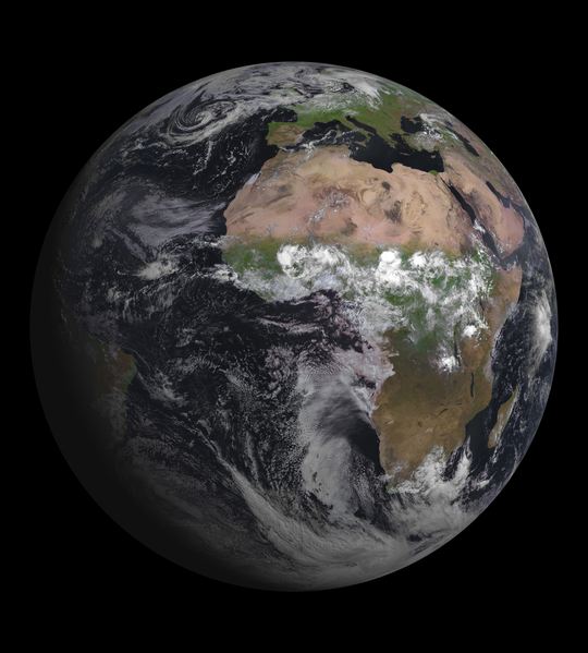 Earth from European Satellite