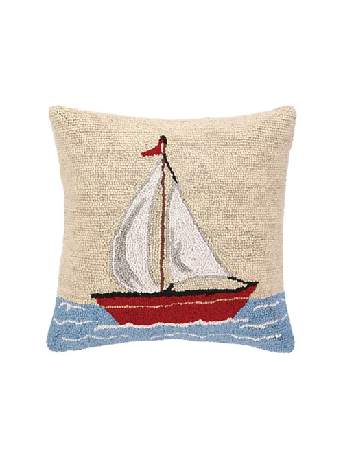 The Pillow Shoppe Sailboat Hook Pillow