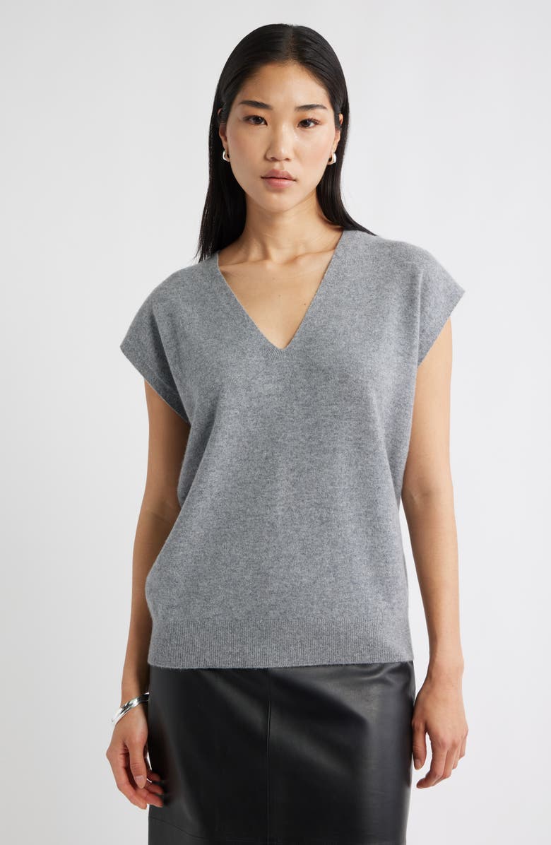 Cashmere V-Neck Sweater Vest