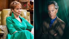 Celia Imrie and Richard E. Grant in The Celebrity Traitors