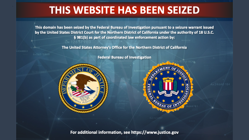 Seized Domains