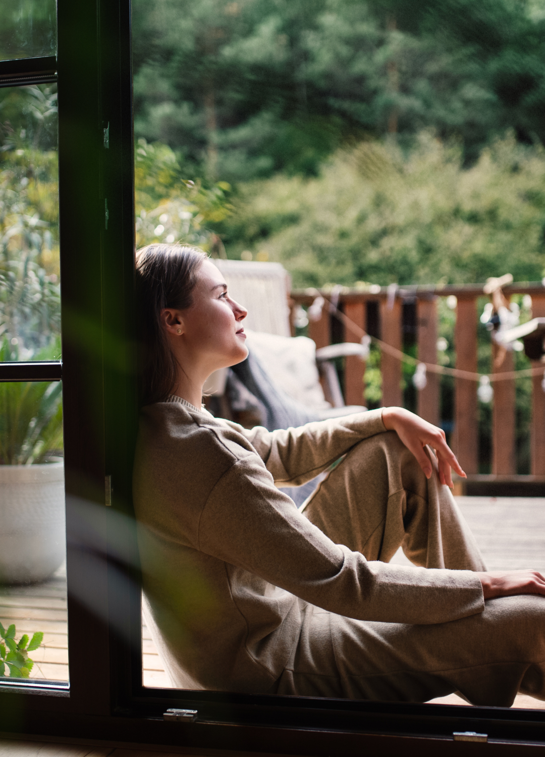 Woman resting