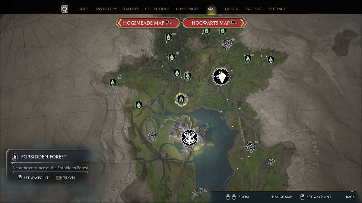 Hogwarts Legacy Ghost of Our Love treasure map