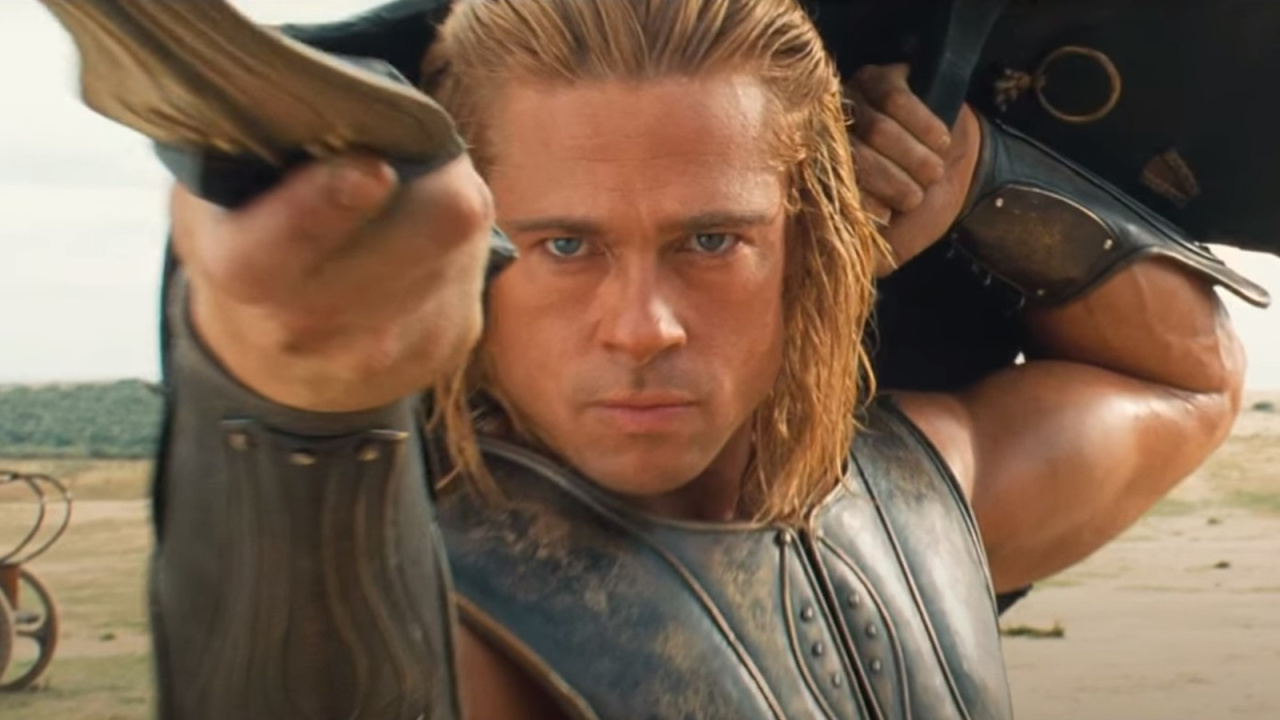 Brad Pitt in Troy.