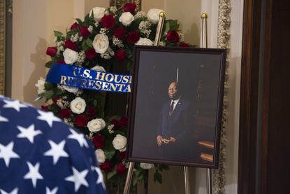 A photo of Cummings at his memorial