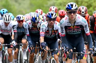 TAGLIACOZZO MARSIA ITALY MAY 16 Primoz Roglic of Slovenia and Team Red Bull BORA hansgrohe competes during the 108th Giro dItalia 2025 Stage 7 a 168km stage from Castel di Sangro to Tagliacozzo Marsia 1424m UCIWT on May 16 2025 in Tagliacozzo Marsia Italy Photo by Tim de WaeleGetty Images