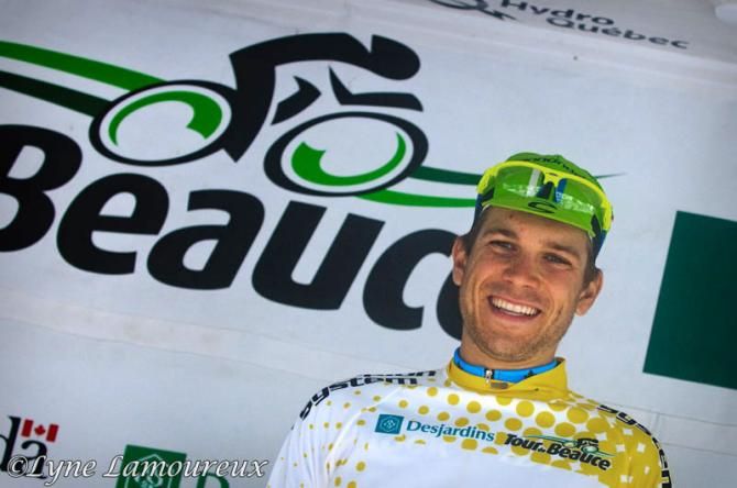 Guillaume Boivin (Canada National Team) takes over the yellow jersey