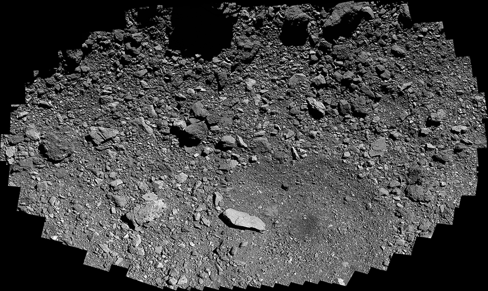NASA spacecraft swoops down low over asteroid Bennu to eye sampling site