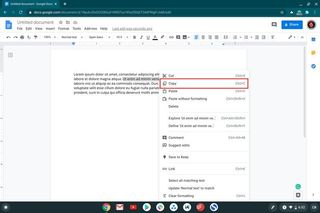 Copy Text Mouse Chromebook
