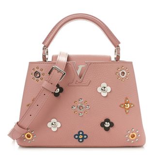 Louis Vuitton Taurillon Mechanical Flowers Capucines Bb Magnolia