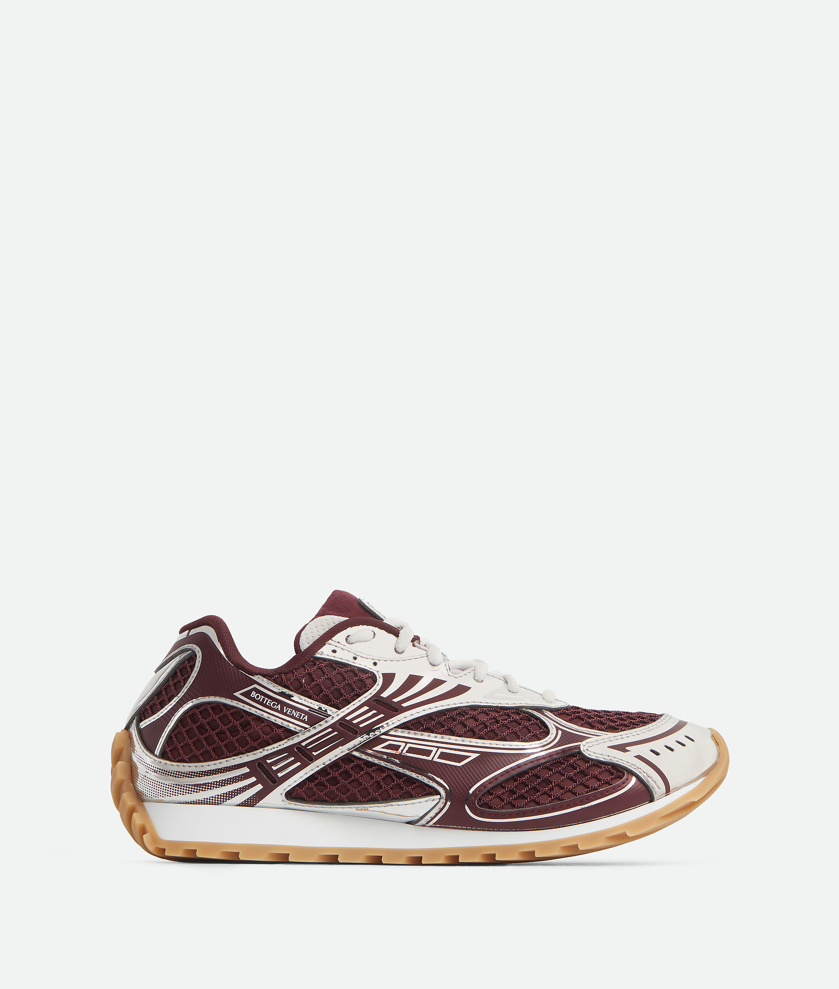 Women's Orbit Sneaker in Barolo/silver