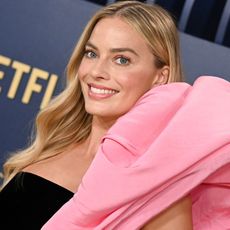 Margot Robbie at The SAG Awards 2024 GettyImages-2028792453 Hero