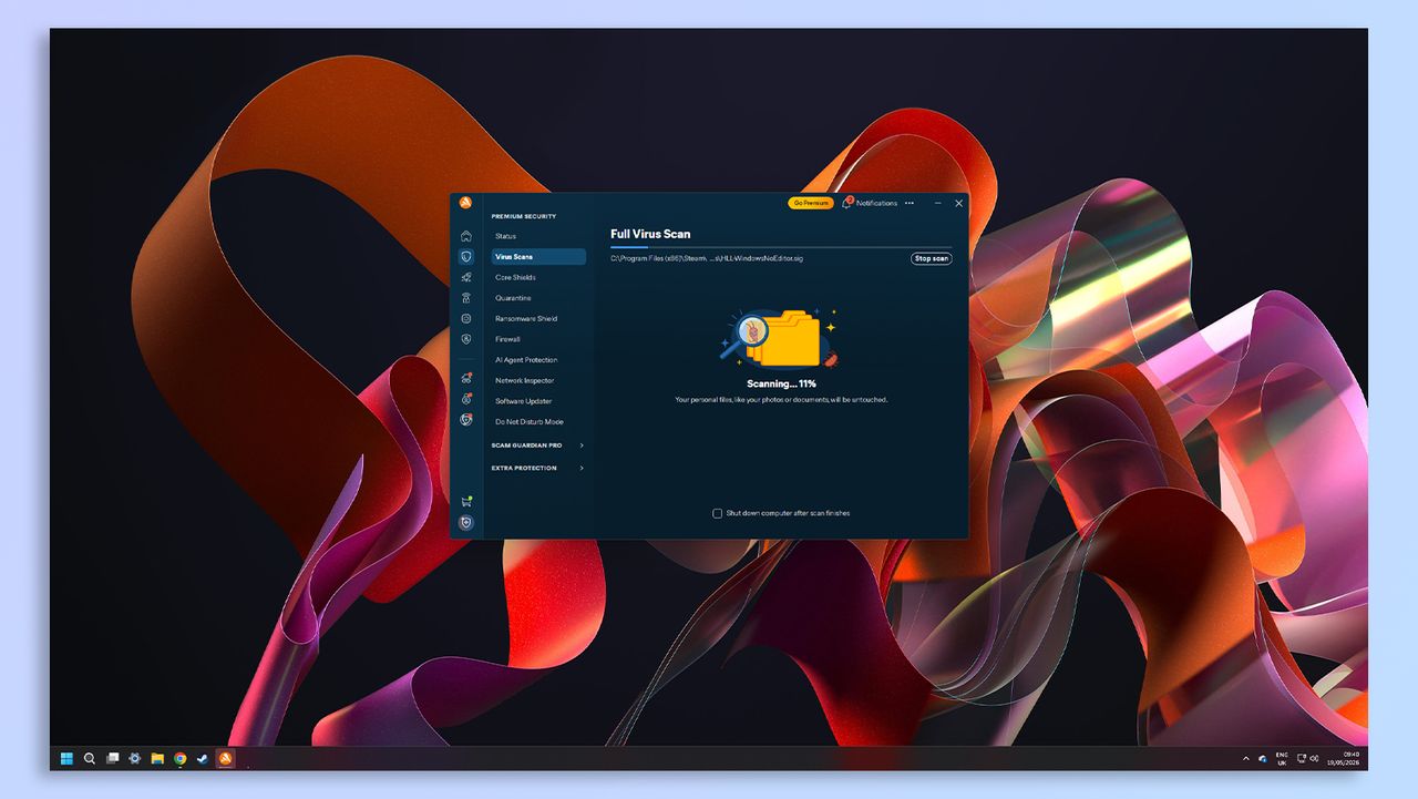 Avast One antivirus software screenshot