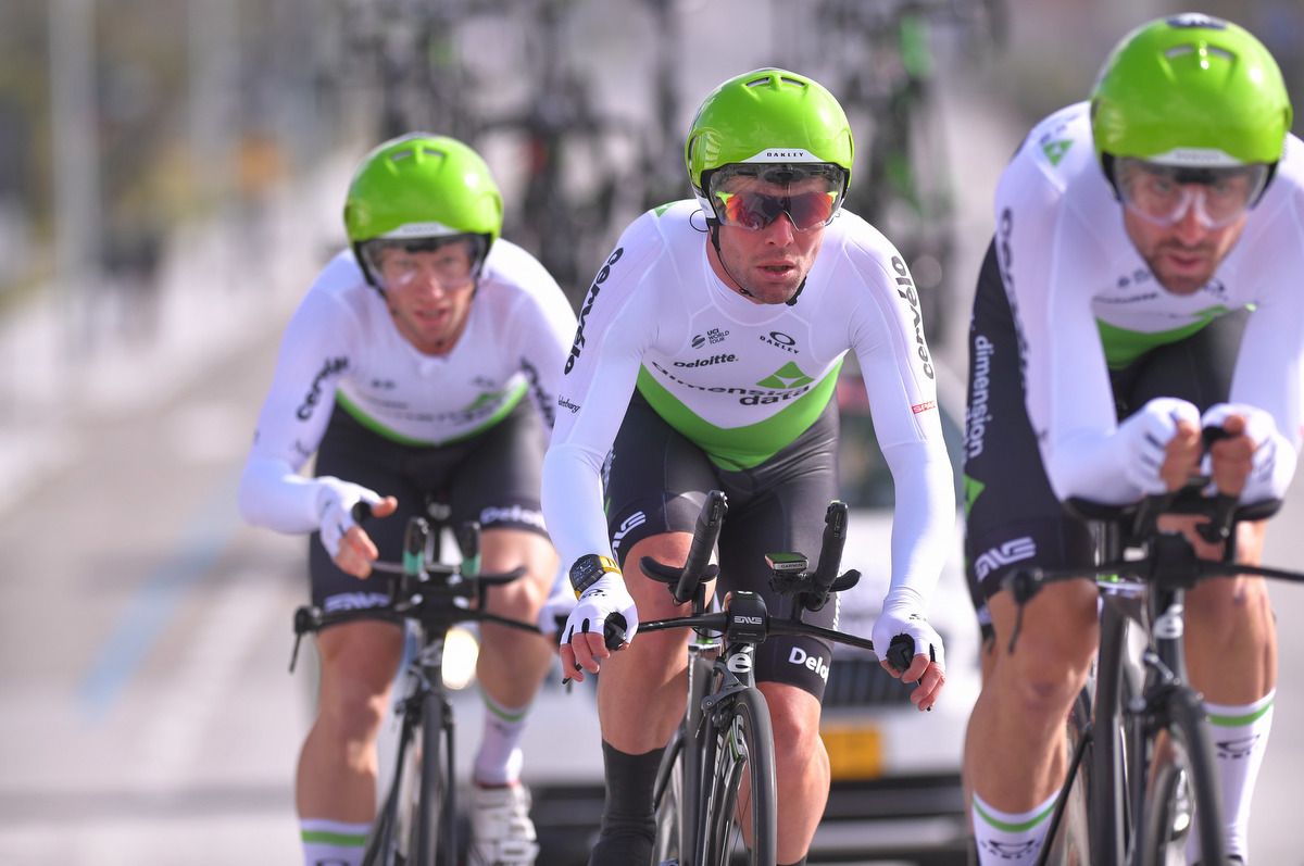 Mark Cavendish (Dimension Data) before he crashed