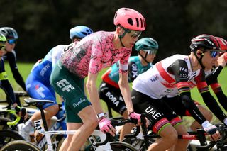 PERPIGNAN FRANCE MARCH 22 Hugh Carthy of United Kingdom and EF Education Easypost competes during the 101st Volta Ciclista a Catalunya 2022 Stage 2 a 2024km stage from LEscala to Perpignan VoltaCatalunya101 WorldTour on March 22 2022 in Perpignan France Photo by David RamosGetty Images