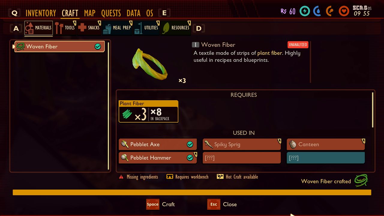 Grounded Axe Woven Fiber