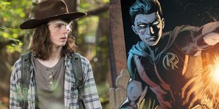 Chandler Riggs and Red Robin