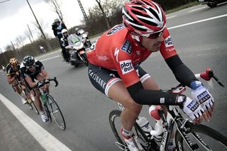 Nobody can say Fabian Cancellara didn't do his share of the work in the break at E3 Prijs.