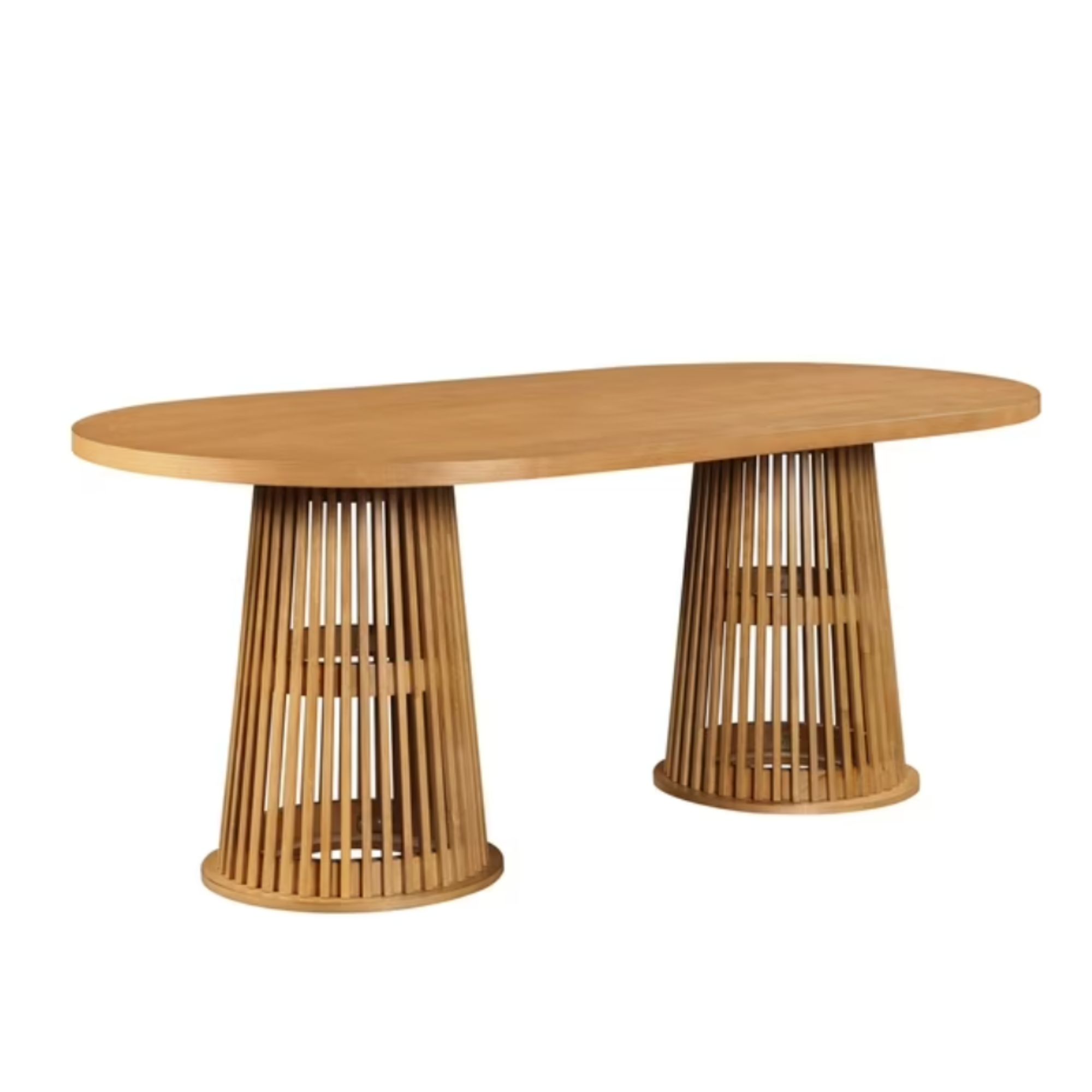 Nice from Drew Oval Ess table, warm honey