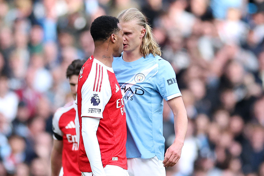 Erling Haaland has generally fared well against Gabriel in the past