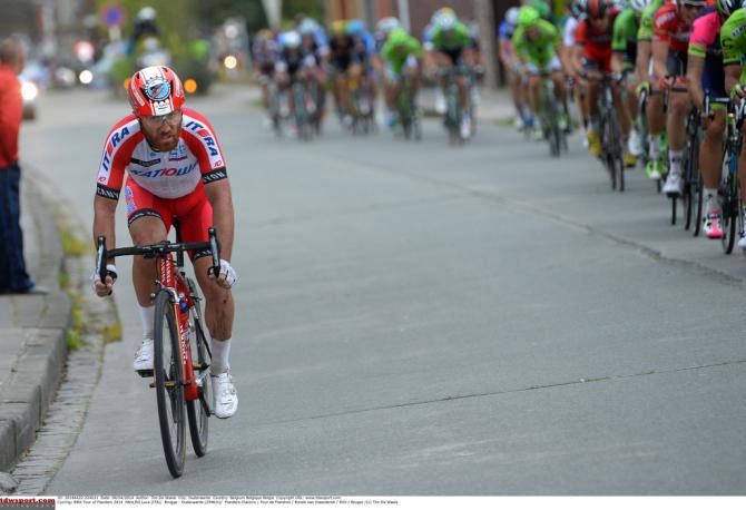 Luca Paolini (Katusha) out in front