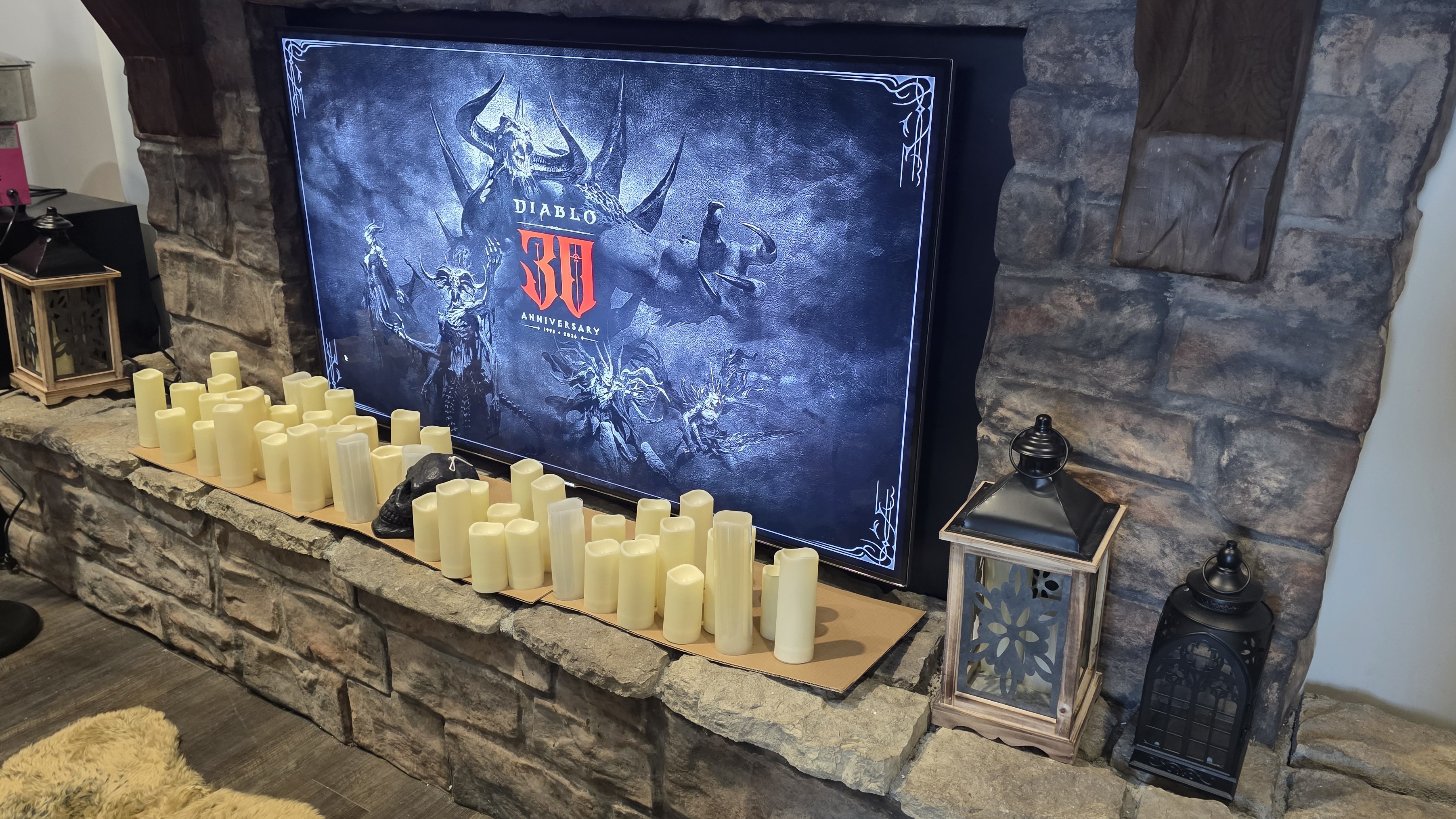 Pictures taken around Blizzard campus of logo and artwork