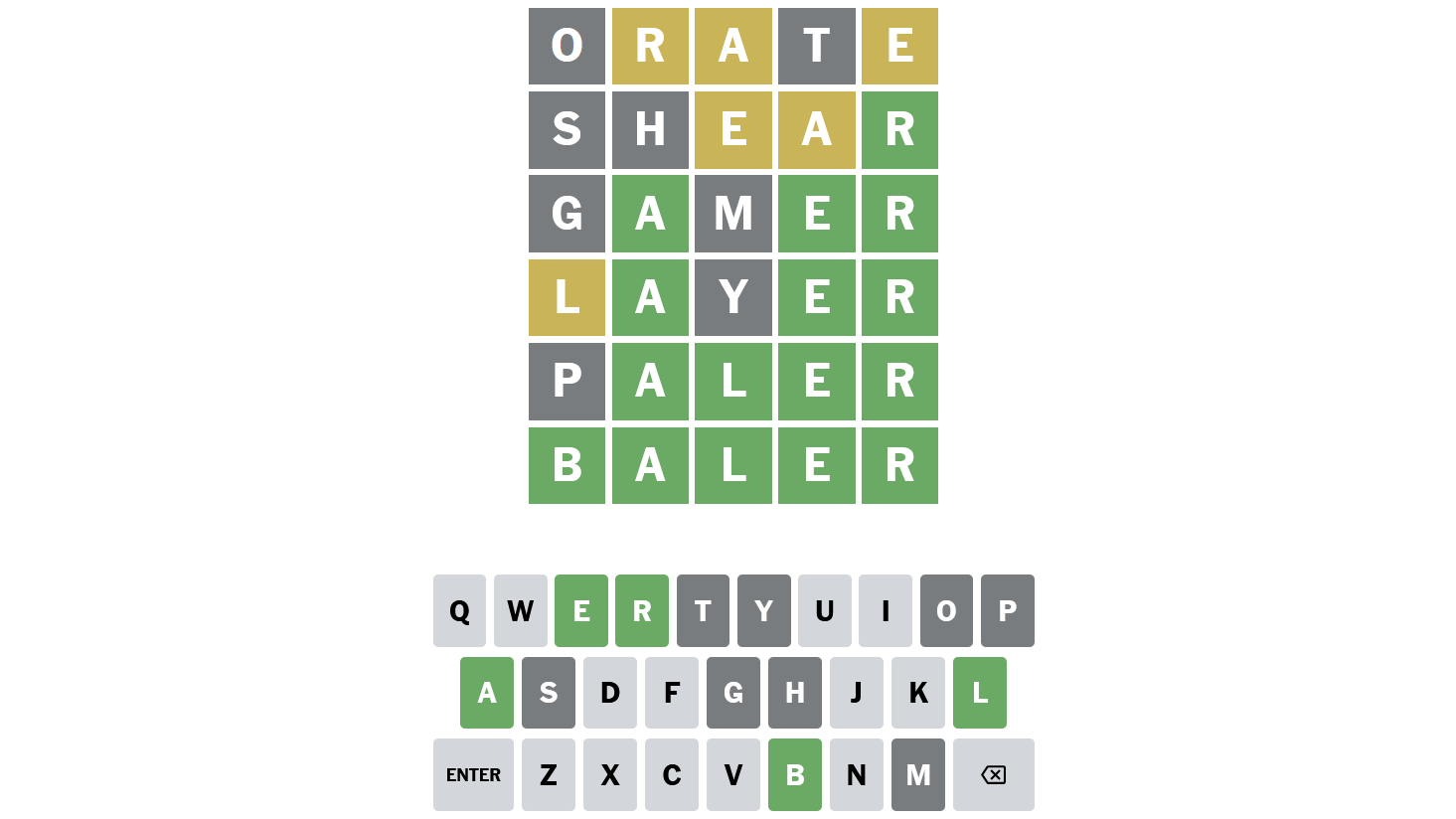 Wordle #1,477