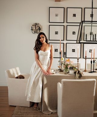 olivia culpo in her dining room