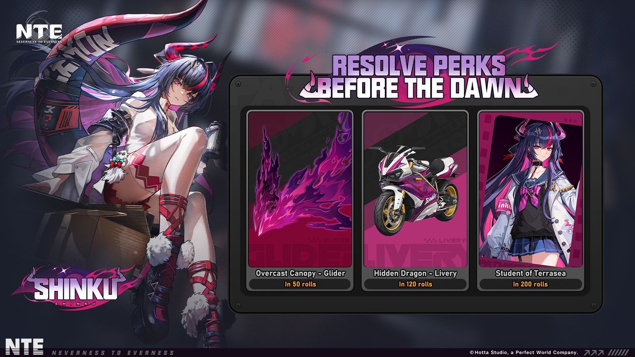 Neverness to Everness banners - Shinku's cosmetics
