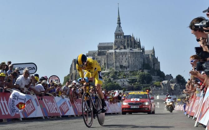 Chris Froome time trials to second at the Tour de France on stage 11
