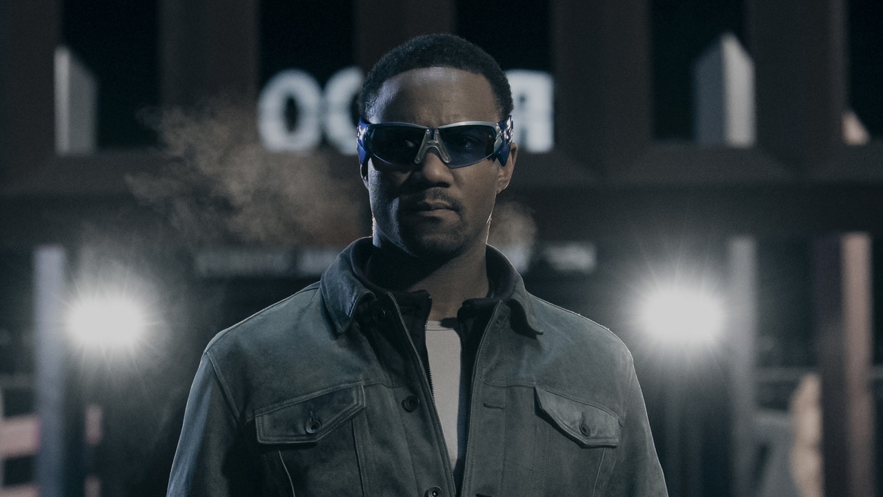 A-Train wearing glasses at night in The Boys Season 5